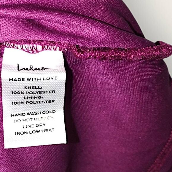 Lulus Womens Dress Sz Medium Love Poem Magenta Lace Mini Wedding Formal Whimsy - Picture 8 of 12